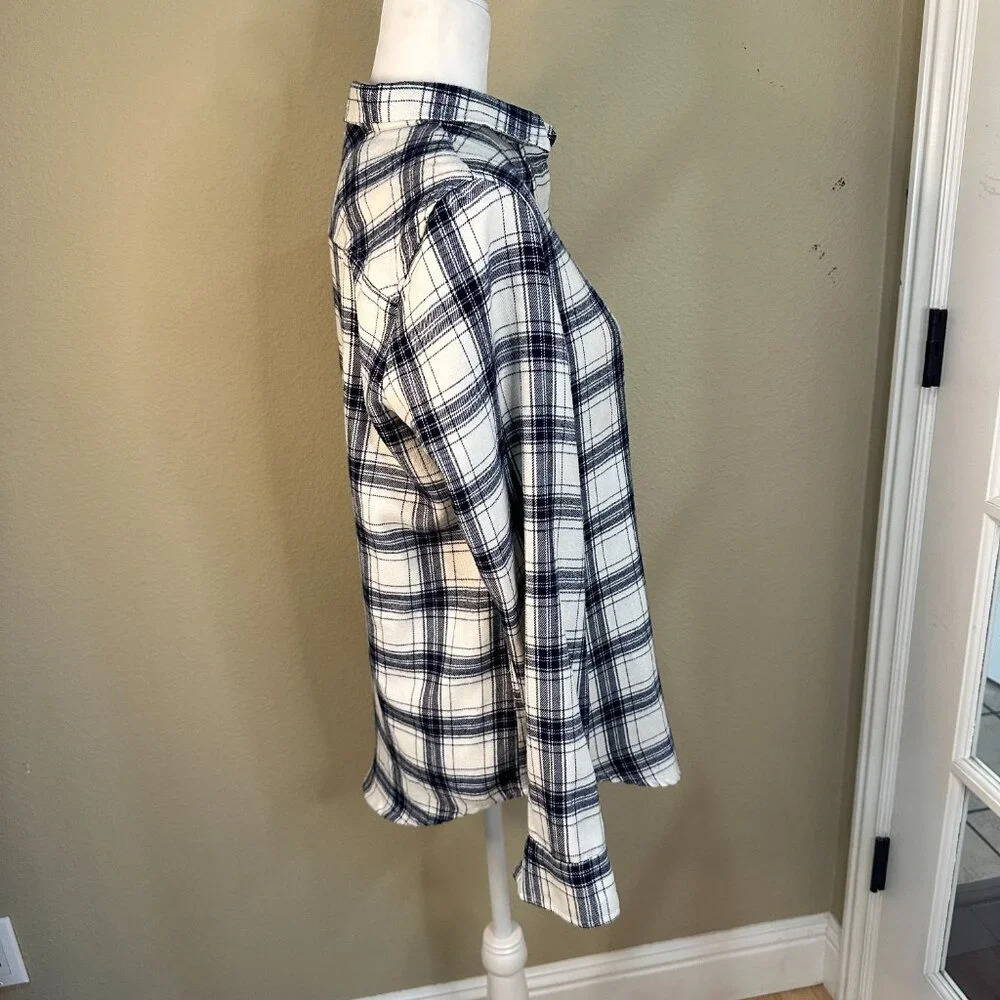 Rip Curl Plaid Button Down Flannel-Like Surf Skat… - image 6